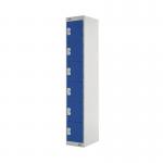 Six Compartment Express Standard Locker 300x300x1800mm Blue Door MC00148 MC00148