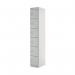 Six compartment Express Standard Locker 300x300x1800mm Light Grey Door MC00149 MC00149