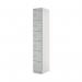 Six compartment Express Standard Locker 300x300x1800mm Light Grey Door MC00149 MC00149