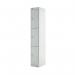 Three Compartment Express Standard Locker 300x450x1800mm Light Grey Door MC00158 MC00158