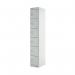 Six Compartment Express Standard Locker 300x450x1800mm Light Grey Door MC00164 MC00164