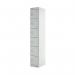Six Compartment Express Standard Locker 300x450x1800mm Light Grey Door MC00164 MC00164