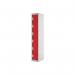 Six Compartment Express Standard Locker 300x450x1800mm Red Door MC00165 MC00165