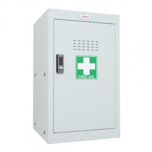 Phoenix MC Series MC0644GGE Size 3 Cube Locker in Light Grey with