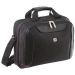 Gino Ferrari Helios Business Bag 16in Black (Features padded compartment for 16 inch laptops) GF542 MD57656
