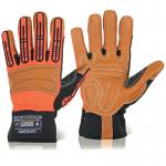 Mec DexRough Handler C5 360 Mechanics Gloves 1 Pair Orange M MDX80231