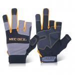 Mec DexWork Passion Tool Mechanics Gloves 1Pr GreyGold XL MECDY-714XL MDX98052