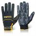 Mec Dex Rough Gripper Mechanics Gloves 1Pr Black M MECPR-741M MDX98122