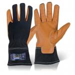 Mec DexFluxWelder Mechanics Gloves 1 Pair Tan S MDX98175