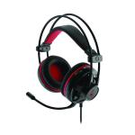 MediaRange Gaming Wired 5.1 Surround Sound Headset with Red LED Backlight Black/Red MRGS300 ME87125