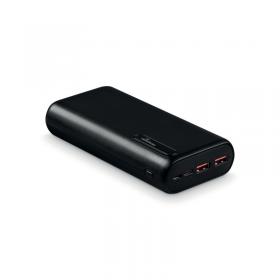 MediaRange Mobile Fast Charger Power Bank 20000mAh 2x USB A x1 USB-C Black MR756 ME87249