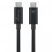 MediaRange USB Type C Cable Charge and Sync USB 3.0 5Gbit 60W Max 1.2m Black MRCS213 ME87332