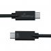 MediaRange USB Type C Cable Charge and Sync USB 3.1 10Gbit 100W Max 1.2m Black MRCS214 ME87334