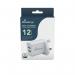 MediaRange Fast Charging Adapter 2x USB-A 12W UK Plug White MRMA114-UK ME87369