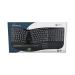 MediaRange Wired Ergonomic Multimedia Keyboard Black MROS120-UK ME87688