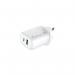 MediaRange GaN Fast Charging Adapter UK Plug 1xUSB-C and 1xUSB-A 25W White MRMA112-UK ME87893