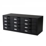 Paperflow Easy Office Stackable Drawer Module Black Pack of 1 9H444L1.01