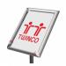 Twinco Snap Frame Display A4 H900mm TW51758