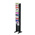 Fast Paper Black A4 10 Compartment Display with stand base (Slim design) 278.01 MF20254