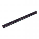 Linex Tri-Scale Ruler 30cm Aluminium Black H382 MF46300