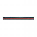 Linex Tri-Scale Ruler 30cm Aluminium Black H382 MF46300