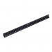 Linex Tri-Scale Ruler 30cm Aluminium Black H382 MF46300