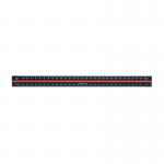 Linex Tri-Scale Ruler 30cm Aluminium Black H382 MF46300