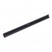 Linex Tri-Scale Ruler 30cm Aluminium Black H382 MF46300