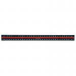 Linex Triangular Scale Ruler 1:1-2500 30cm Aluminium Black H382 MF46300
