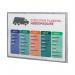 Fast Paper A3 Information Display Silver (Wall mountable holds A3 pages) 4069.35 MF88017