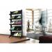 Fast Paper Mobile 5 Shelf Wide Literature Display Black F255N01 MF88054
