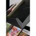 Fast Paper Mobile 5 Shelf Wide Literature Display Black F255N01 MF88054