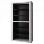 Paperflow Easy Office Cupboard H2043mm Grey 4 Shelves Pack of 1 EE000007