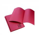 Initiative Square Cut Folders Mediumweight 250gsm Foolscap Red