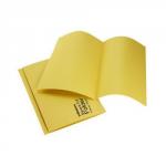 Initiative Square Cut Folders Mediumweight 250gsm Foolscap Yellow