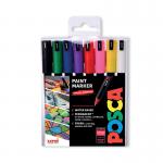 Posca Uni Posca PC-1MR Paint Marker Fine Assorted (Pack of 8) 153544841 MI00363