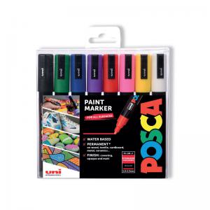 Click to view product details and reviews for Posca Uni Posca Pc 5m Paint Marker Bullet Assorted Pack Of 8 153544843.