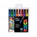 Posca Uni Posca PC-3M Paint Marker Fine Sparkling (Pack of 8) 153544857 MI00664