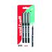 Uni-Ball Eye Micro UB-150 Rollerball Blister Pack Fine Black 238212075 MI01322