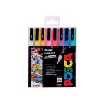 Posca PC-3M Paint Markers Fine Pastel Assorted (Pack of 8) 238212174 MI01462