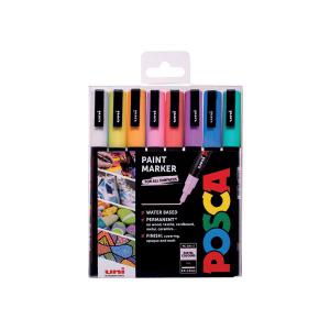 Click to view product details and reviews for Posca Pc 3m Paint Markers Fine Pastel Assorted Pack Of 8 238212174.