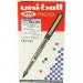 Uni-Ball UB-185 Eye Needle Rollerball Pen Black (Pack of 12) 153528382 MI05176