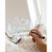 Uni-Ball UniChalk PWE5M Glass Marker Bullet Tip White (Pack of 6) 264614000 MI11624