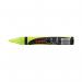Uni-Ball UniChalk PWE5M Glass Marker Bullet Tip Fluorescent Yellow (Pack of 6) 264622000 MI11626