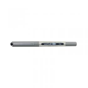 Uni-Ball UB-185S Penna Roller Punta Ago 0.5 Mm, Inchiostro Nero Indelebile, Confezione Da 14 Penne (paghi 12). Punta In Acciaio Inox, Tratto 0.4 Mm, Impermeabile. - 6