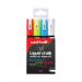 Uniball PWE-5M Chalk Marker Medium Bullet Assorted (4 Pack) 153528181 MI46700