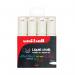 Uni-Ball PWE-8K Chalk Marker Chisel Broad White (Pack of 4) 153494344 MI46823