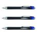Uni-Ball Jetstream Retractable Rollerball Pen Broad Blue 3For2 9008021