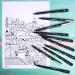 Uni-Ball PIN08-200 S Fineliner Pen 0.8mm Black (Pack of 12) 482380000 MI91544