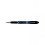 The image displays a pack of 12 Uni-Ball Gel Rollerball Pens in black, with a sleek design and a 1.0mm tip size. The pens feature a smooth gel ink and a comfortable grip for effortless writing. Perfect for all your writing needs.